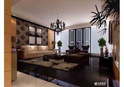 簡(jiǎn)潔四居室住宅室內(nèi)裝飾裝修鑒賞